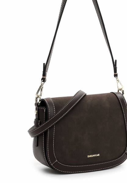 Bild 4 - EMILY & NOAH Umhängetasche Braun Lederimitat Ja