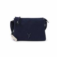 SURI FREY Umhängetasche Blau Lederimitat