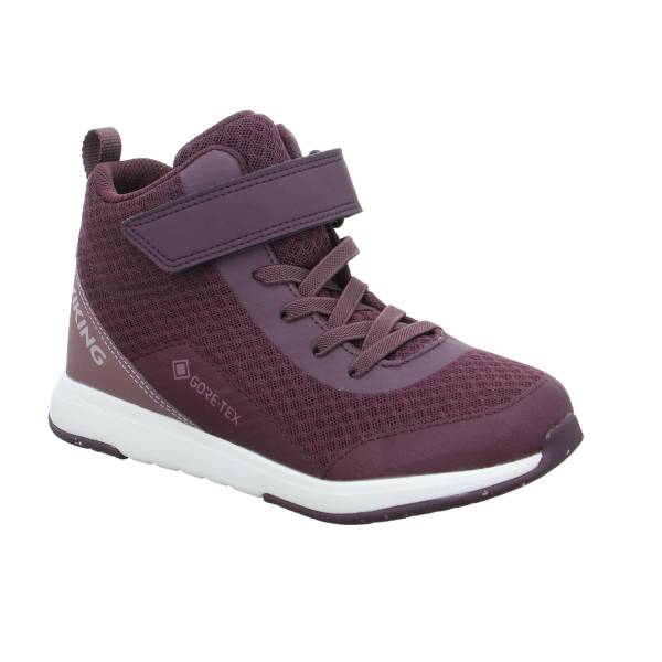 Bild 1 - VIKING Jugend-Boot Dunkelrot Textil Sneaker high