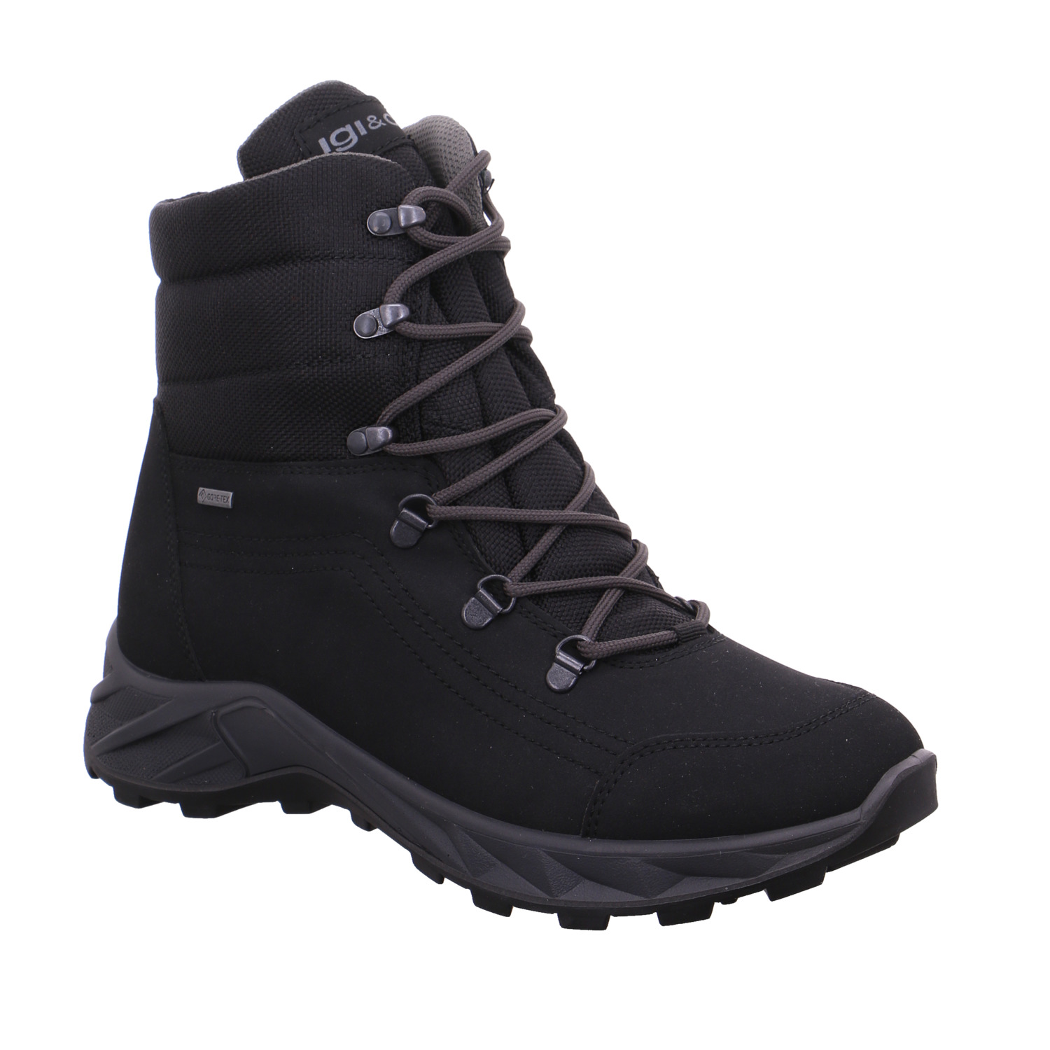 IGI & CO Snowboots Schwarz Lederimitat