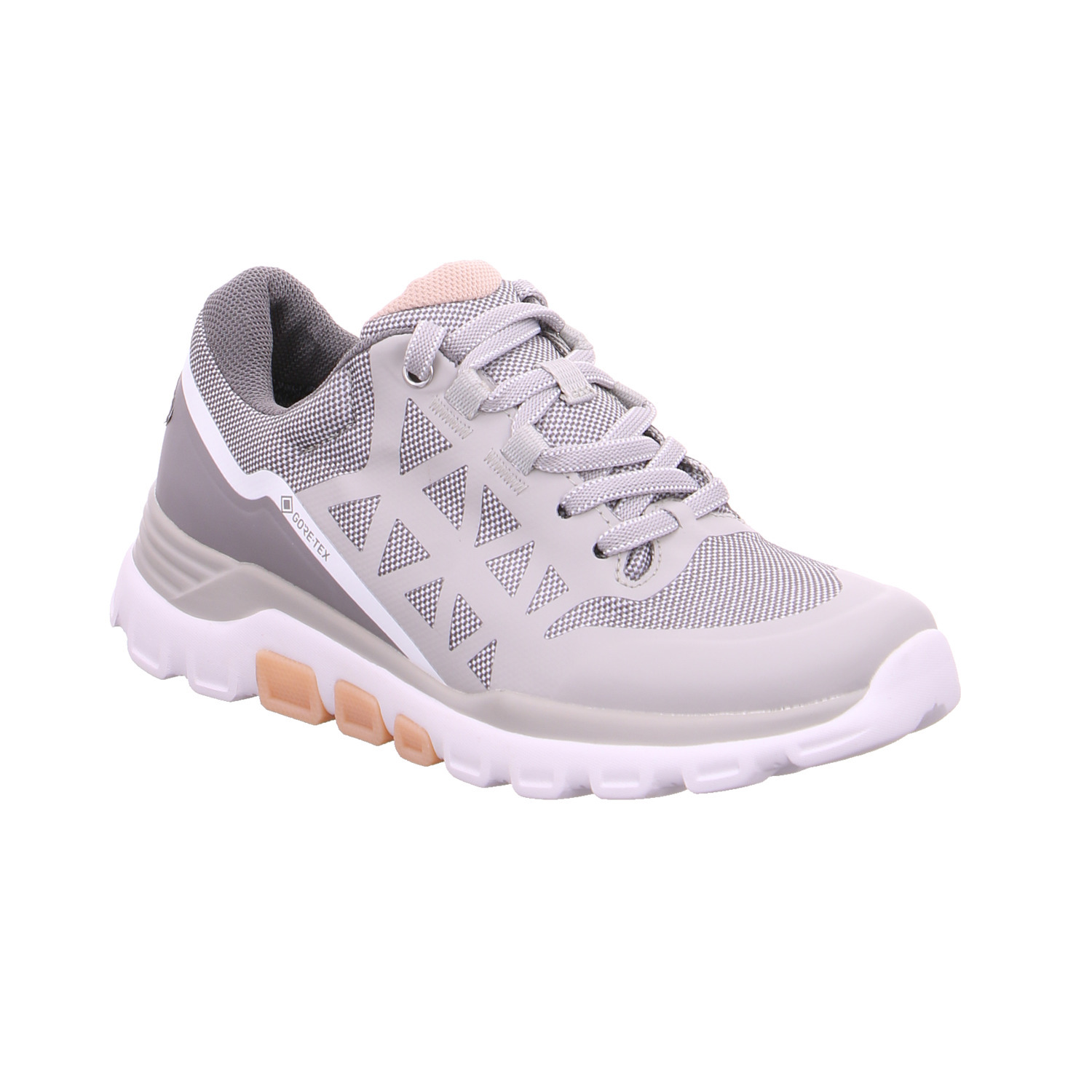 GABOR Sneaker Hellgrau Textil mit Wechselfussbett