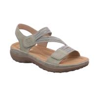 RIEKER Trekking-Sandalette Pastelgrün Lederimitat