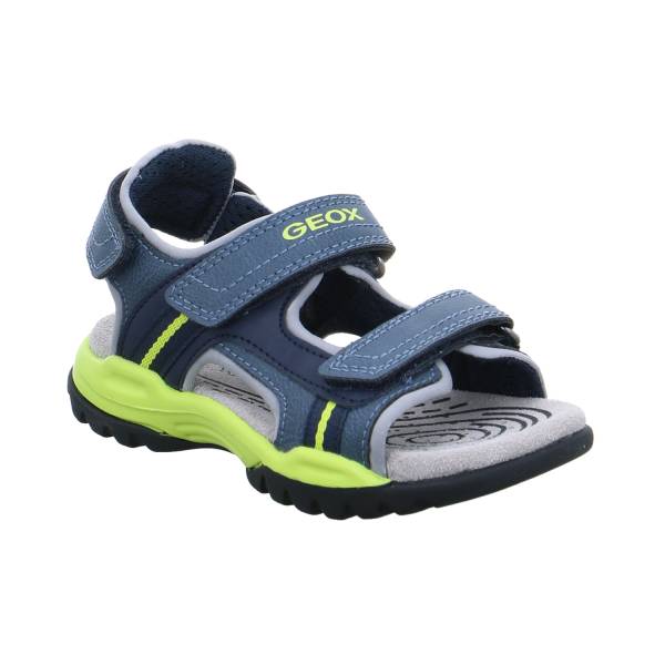 Bild 1 - GEOX Kleinkinder-Sandale Jeansblau Lederimitat Sommerschuh