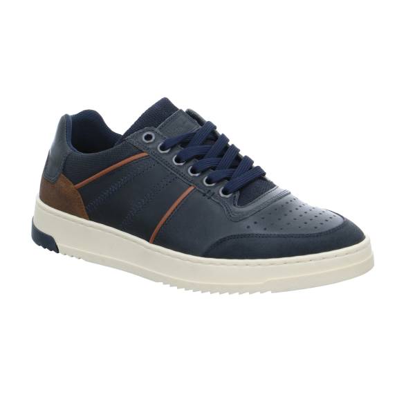 Bild 1 - BULLBOXER Halbschuhe Sneaker Blau Leder