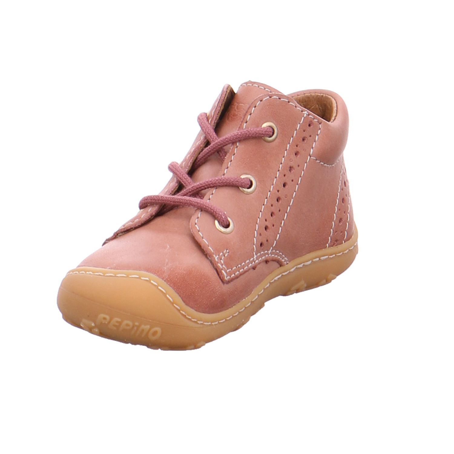 PEPINO Lauflernschuh Rosa Leder Bottine YB6446