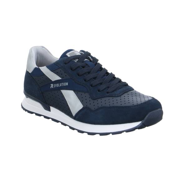 Bild 1 - RIEKER Halbschuhe Sneaker Blau Leder