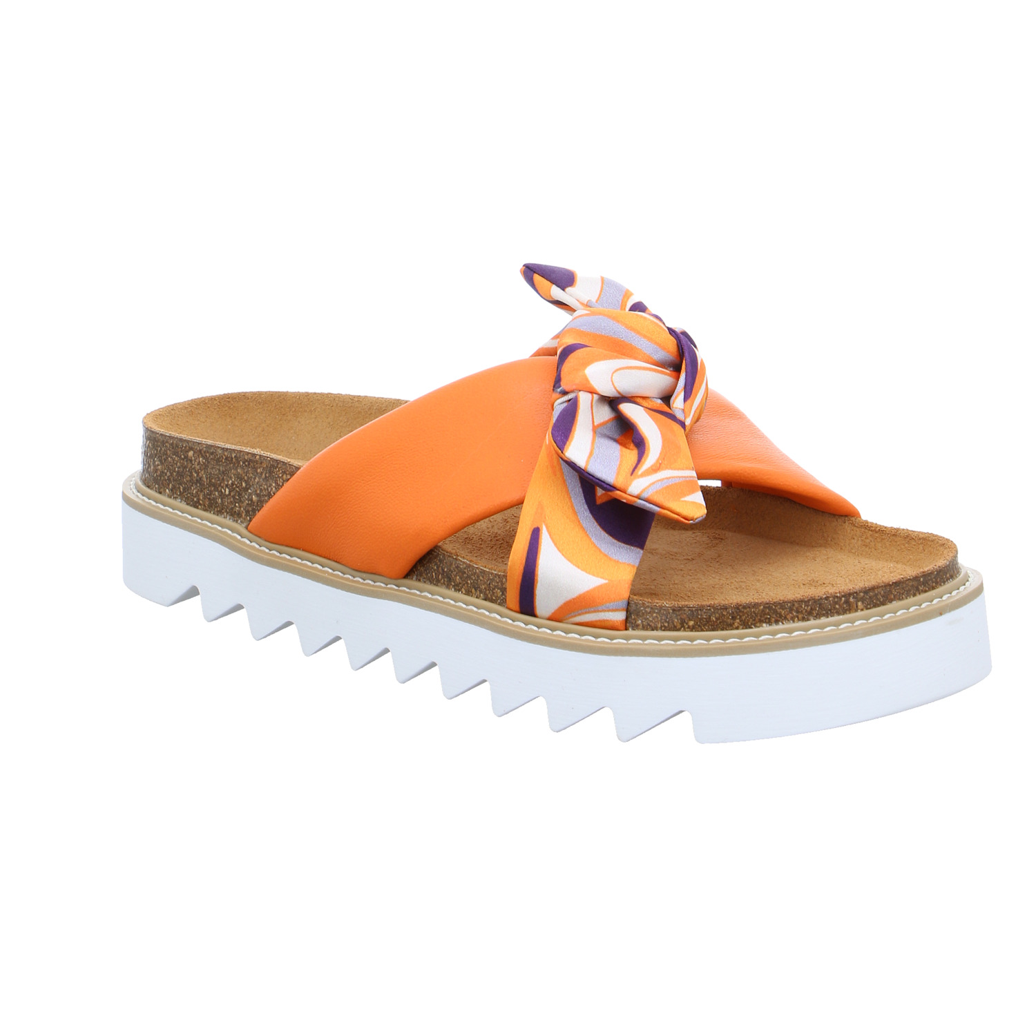 TAMARIS Pantolette Orange Lederimitat TAMARIS Pantolette Orange Lederimitat