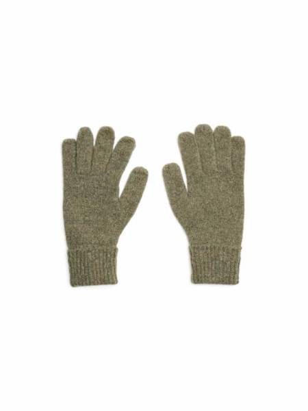 Bild 1 - PIECES Strickhandschuh Grün Textil