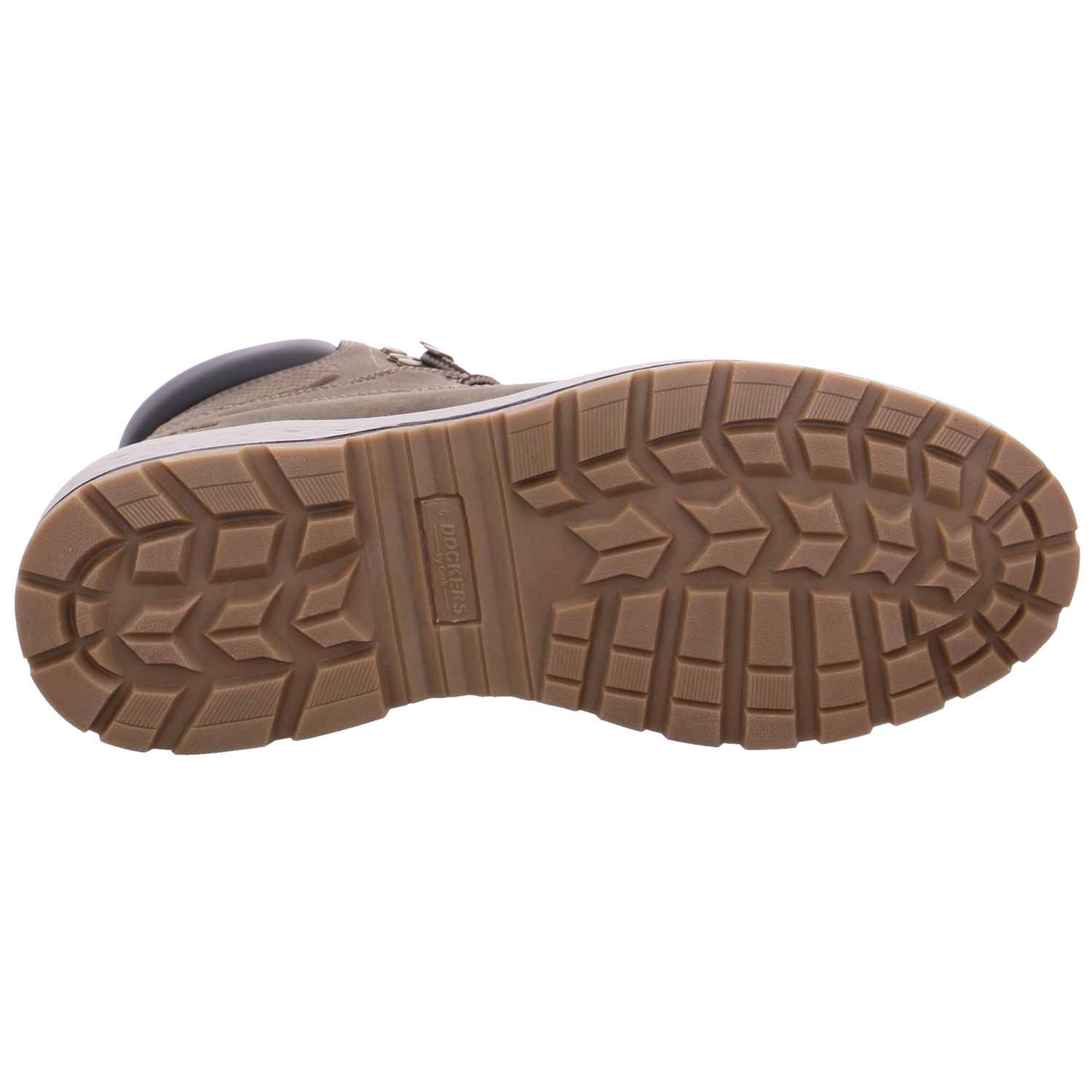 DOCKERS Winter-Boots Khaki Lederimitat FN6967