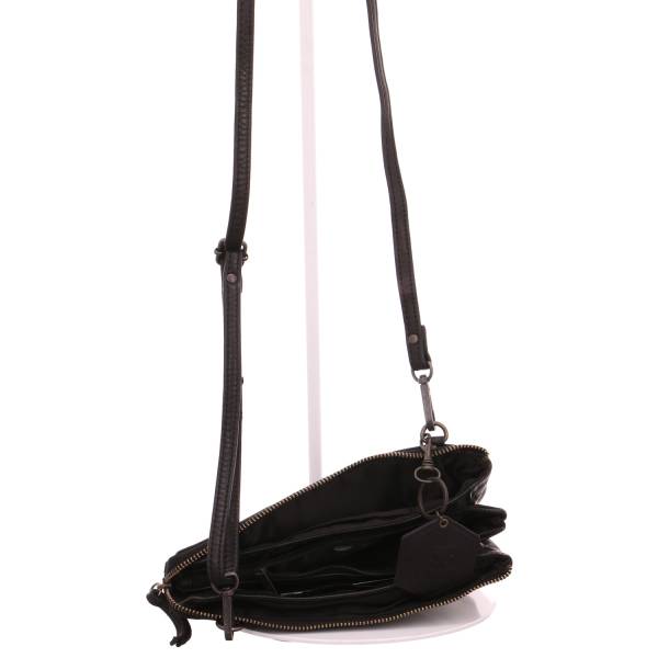 Bild 3 - BEAR DESIGN Umhängetasche Schwarz Leder