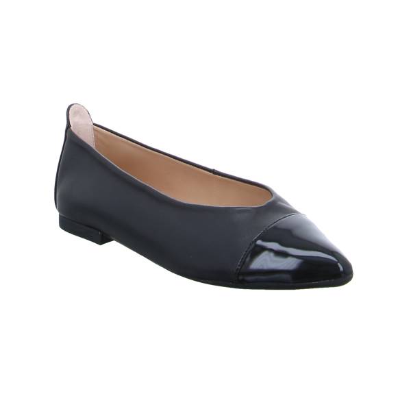 Bild 1 - Unisa Ballerina Schwarz Leder mit Lederfutter