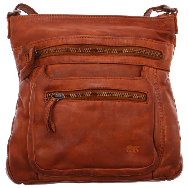 Bild 1 - BEAR DESIGN Umhänge-/Schultertasche klein Cognac Leder