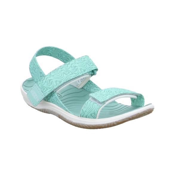 Bild 1 - KEEN Mädchen-Sandale Türkis Textil Sommerschuh