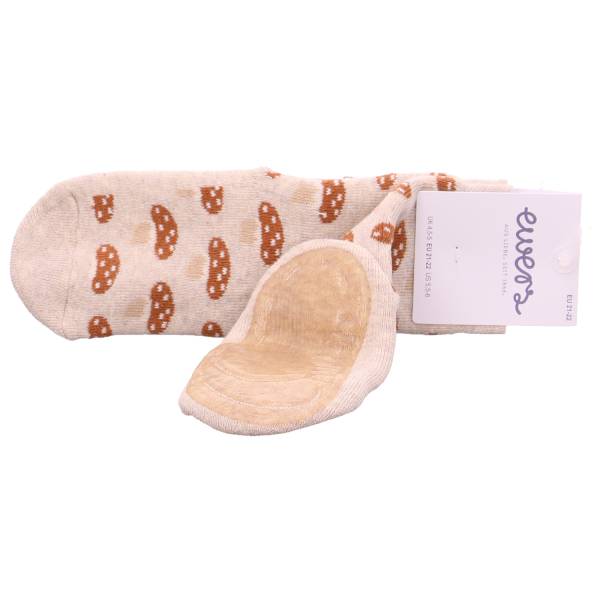 Bild 1 - EWERS Antirutsch-Socken Beige Textil