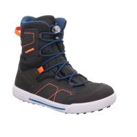 LOWA Jungen- Snowboot Membran Anthrazit Textil Winterstiefel