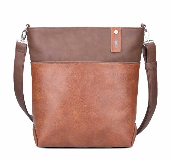 Bild 1 - ZWEI Beuteltasche Cognac Lederimitat Ja