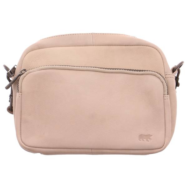Bild 1 - BEAR DESIGN Umhängetasche Beige Leder