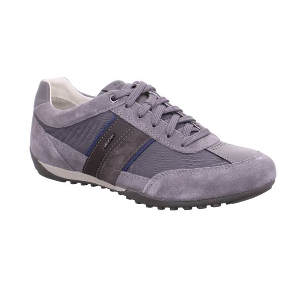 Bild 1 - GEOX Halbschuhe Sneaker Grau Leder