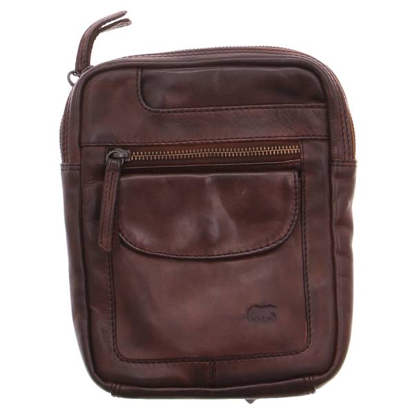 Bild 1 - BEAR DESIGN Umhängetasche Braun Leder
