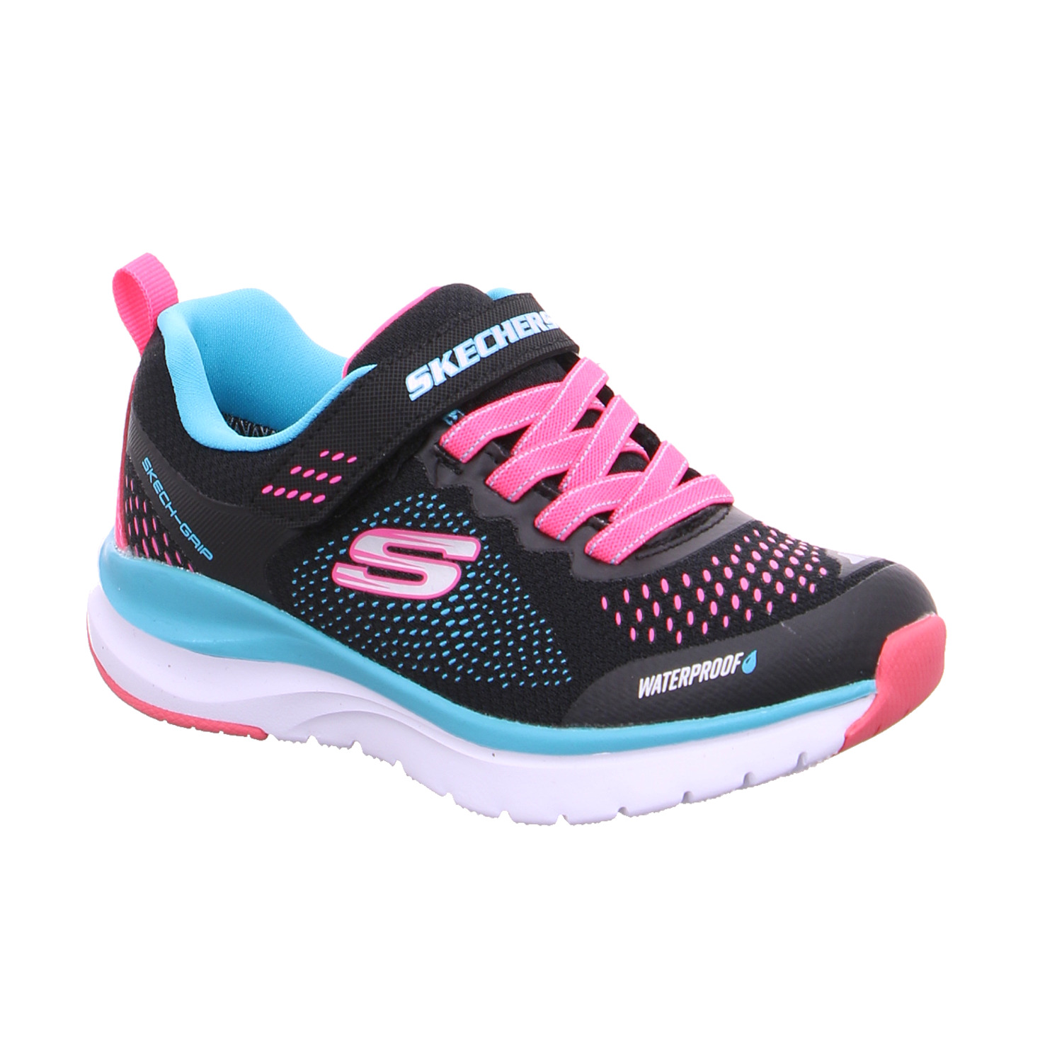 SKECHERS Kleinkinder-Halbschuh Klett Dunkelblau Textil Sneaker Waterproof NV10462 SKECHERS Kleinkinder-Halbschuh Klett Dunkelblau Textil Sneaker Waterproof NV10462