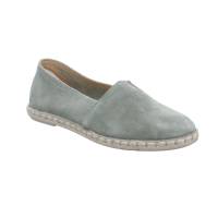 SCHUHENGEL Espadrille Olive Leder