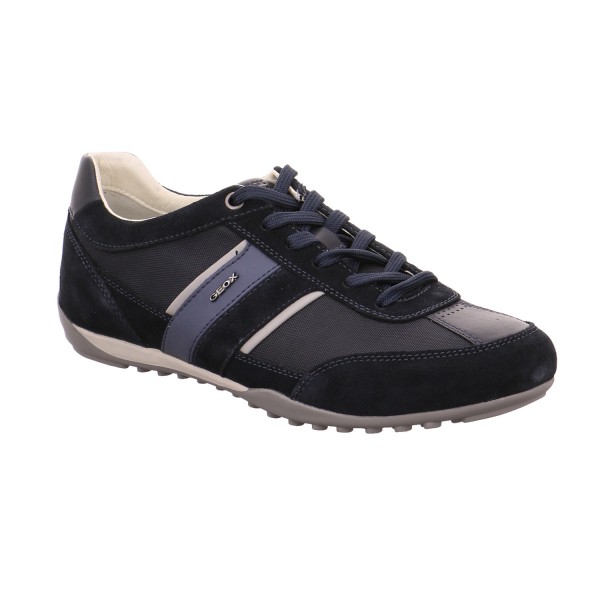 Bild 1 - GEOX Halbschuhe Sneaker Blau Leder