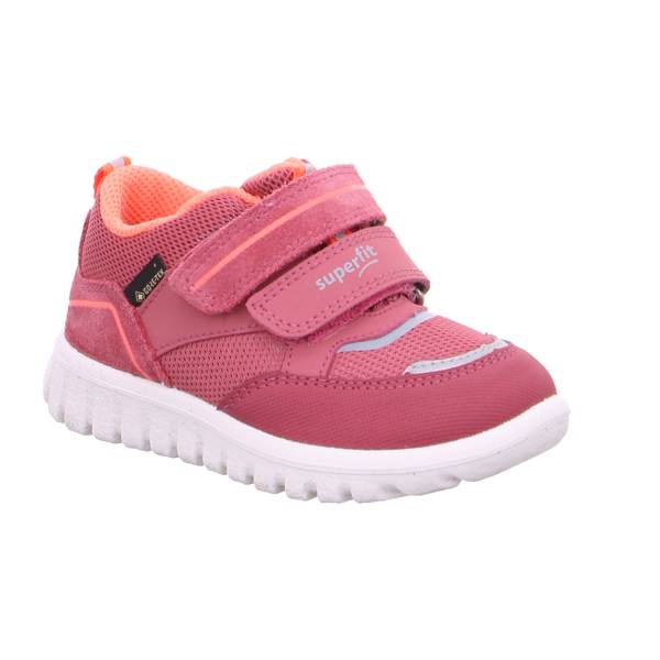 Bild 1 - SUPERFIT Baby-Sport-Bottine Pink Textil Sneaker
