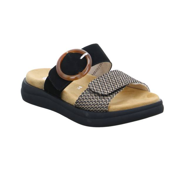 Bild 1 - REMONTE Pantolette Schwarz Leder