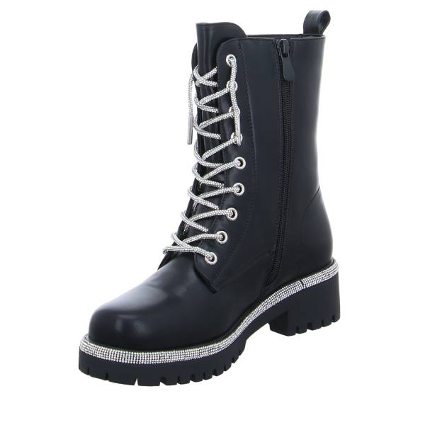 Bild 3 - LA STRADA Boot Schwarz Lederimitat