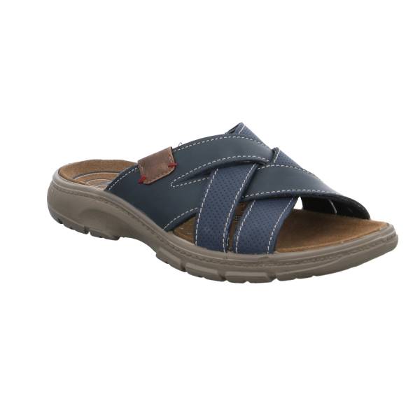 Bild 1 - IMAC Offene Schuhe Blau Leder