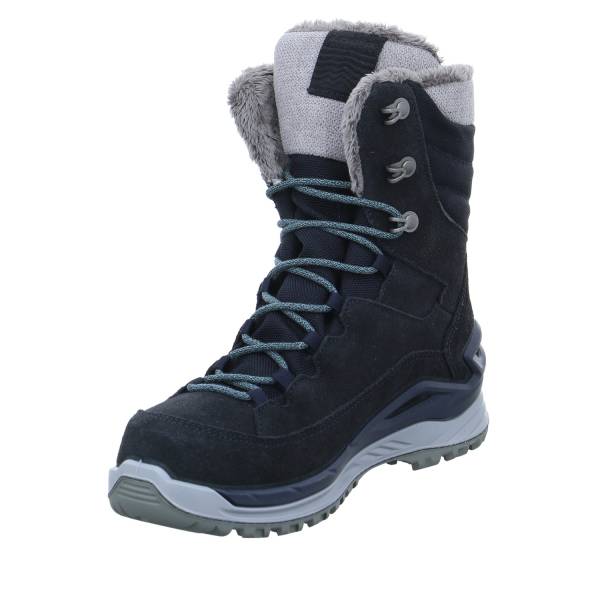 Bild 3 - LOWA Snowboots Damen Blau Leder