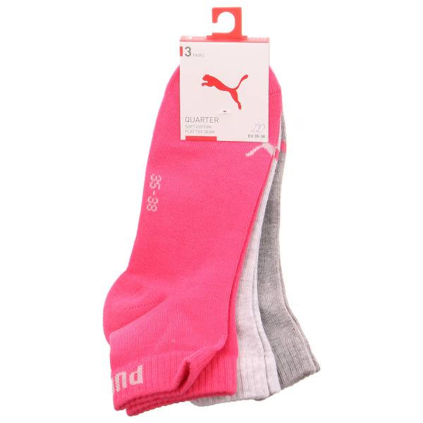 Bild 1 - PUMA SOCKEN Freizeitsocken Pink Textil