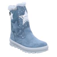 SUPERFIT Kleinkinder-Winterstiefel Jeansblau Textil Stiefel