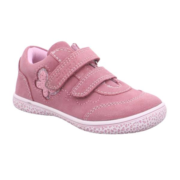 Bild 1 - LURCHI Kleinkinder-Halbschuh Klett Rosa Leder Leder Sneaker