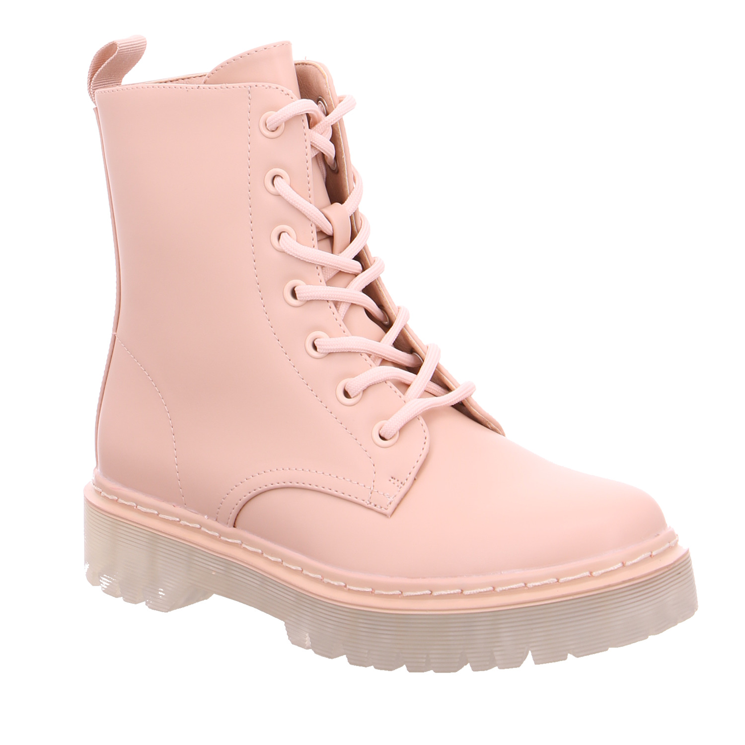 LA STRADA Boot Rosa Lederimitat