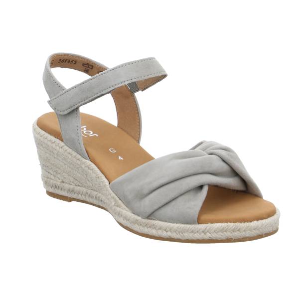Bild 1 - GABOR Sandalette Khaki Leder