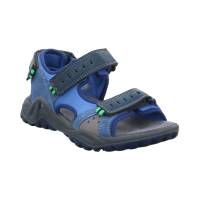 IMAC Jungen-Sandale Jeansblau Leder Sommerschuh