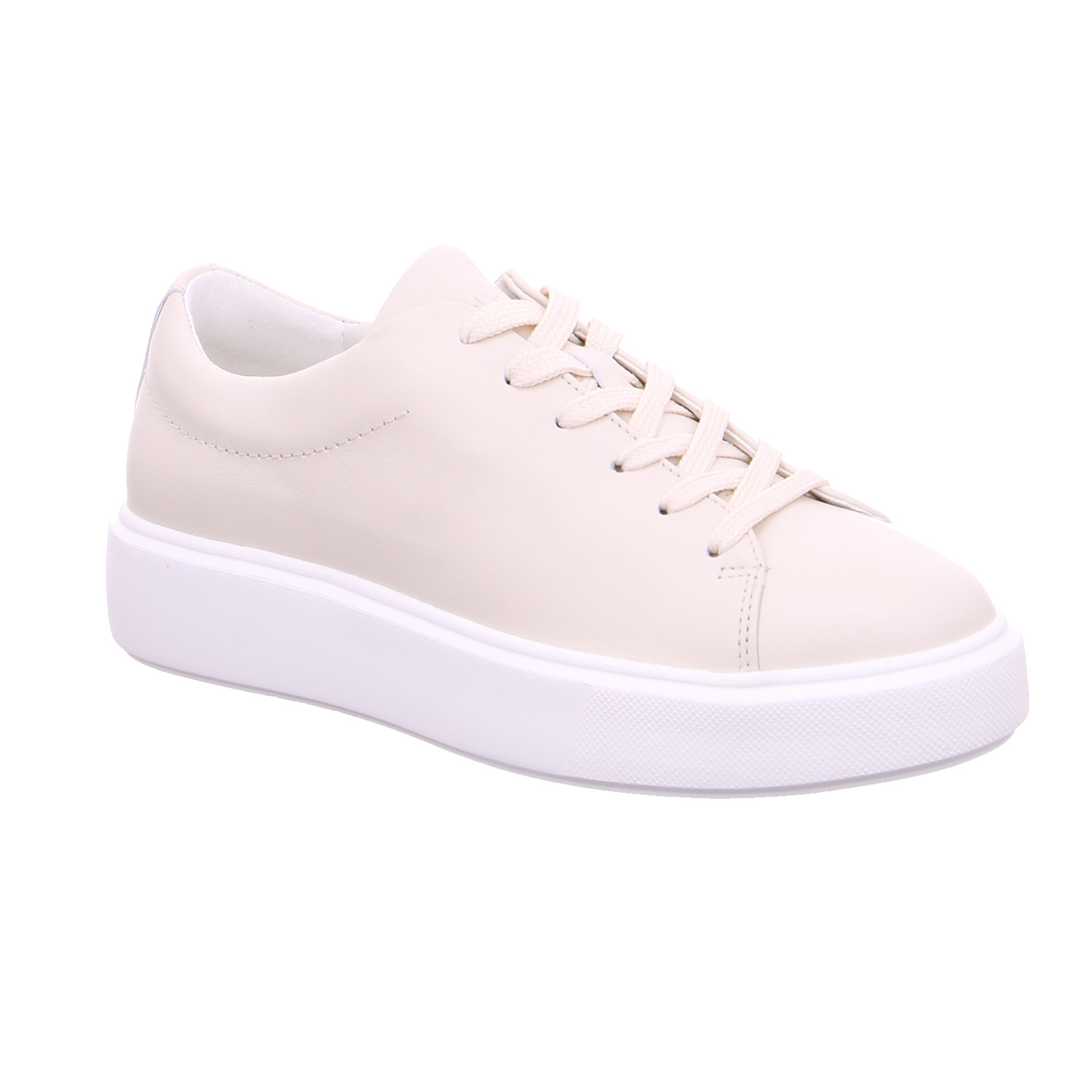 SCHUHENGEL Sneaker Beige Leder mit Wechselfussbett