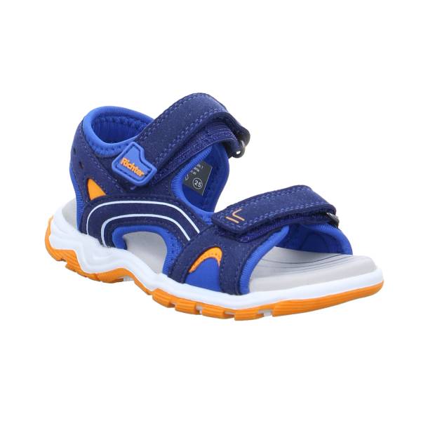 Bild 1 - RICHTER Kleinkinder-Sandale Dunkelblau Textil Sommerschuh