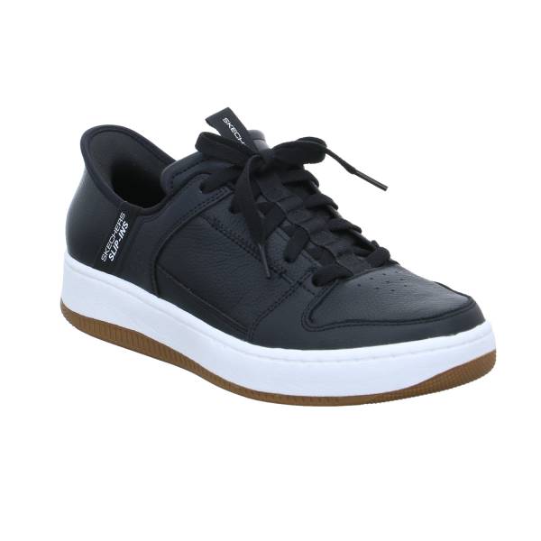 Bild 1 - SKECHERS Halbschuhe Sneaker Schwarz Leder