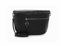 TAMARIS Gürteltasche / Bodybag Schwarz Lederimitat Ja