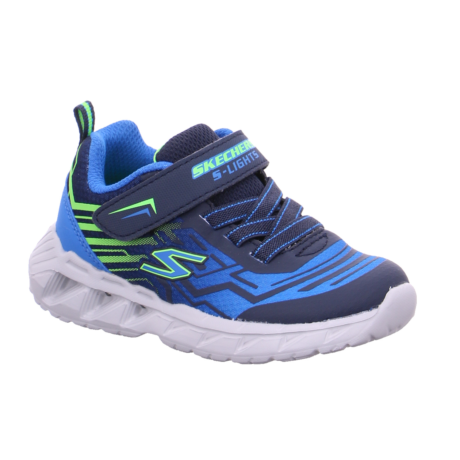 SKECHERS Baby-Sport-Bottine Blau Textil Sneaker