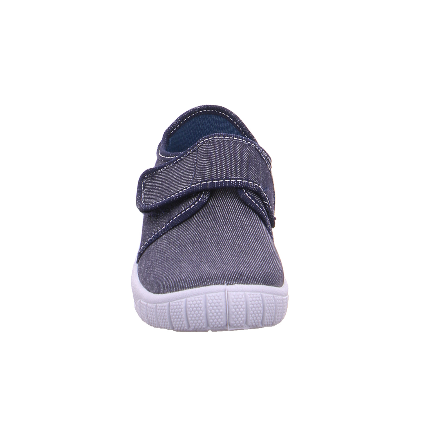 SUPERFIT Kinder-Hausschuh Jeansblau Textil Jungenhausschuh AR9077