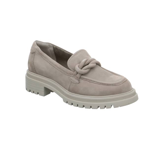 Bild 1 - TAMARIS Slipper Taupe Leder