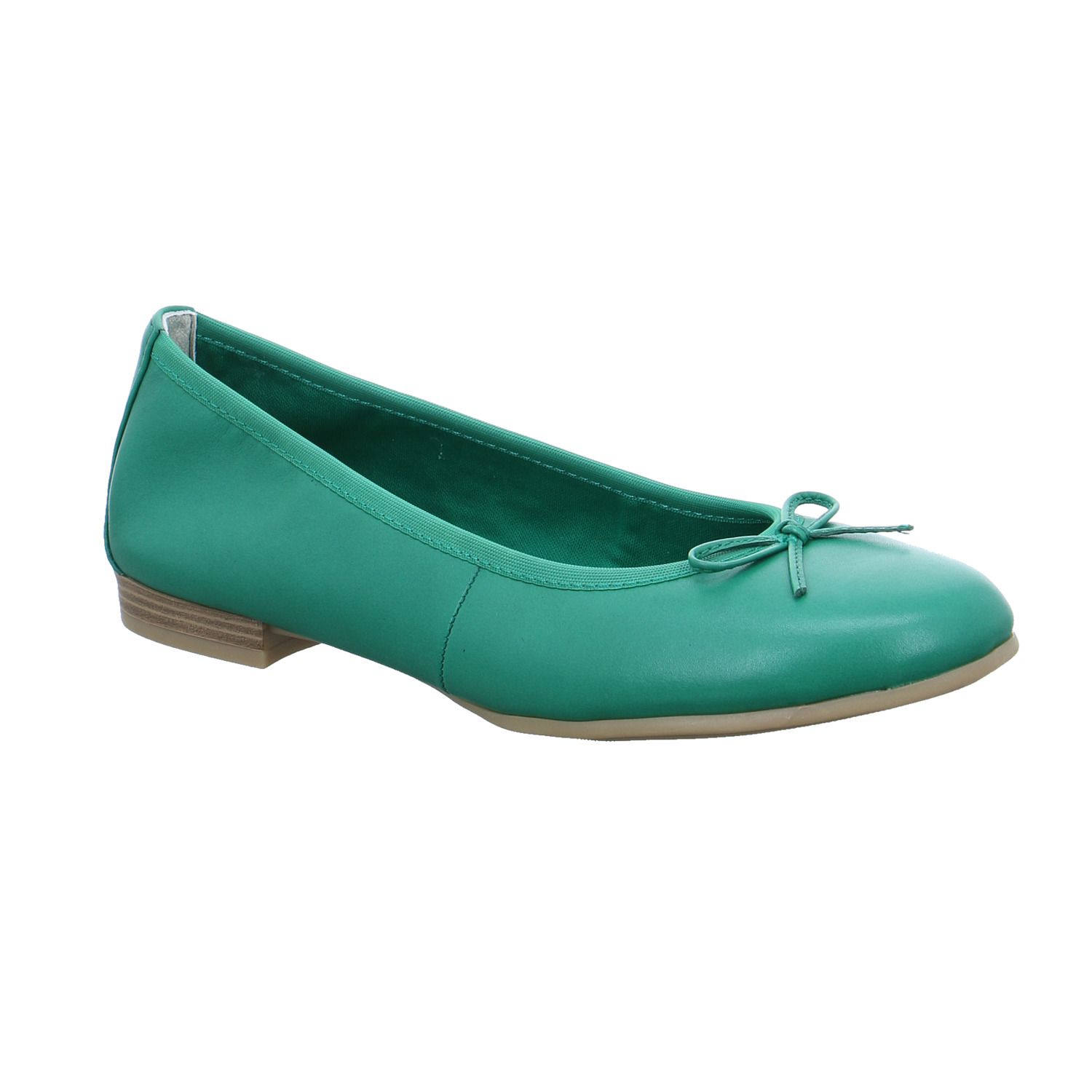 TAMARIS Ballerina Grün Leder