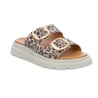 TAMARIS Pantolette Leopard Leder