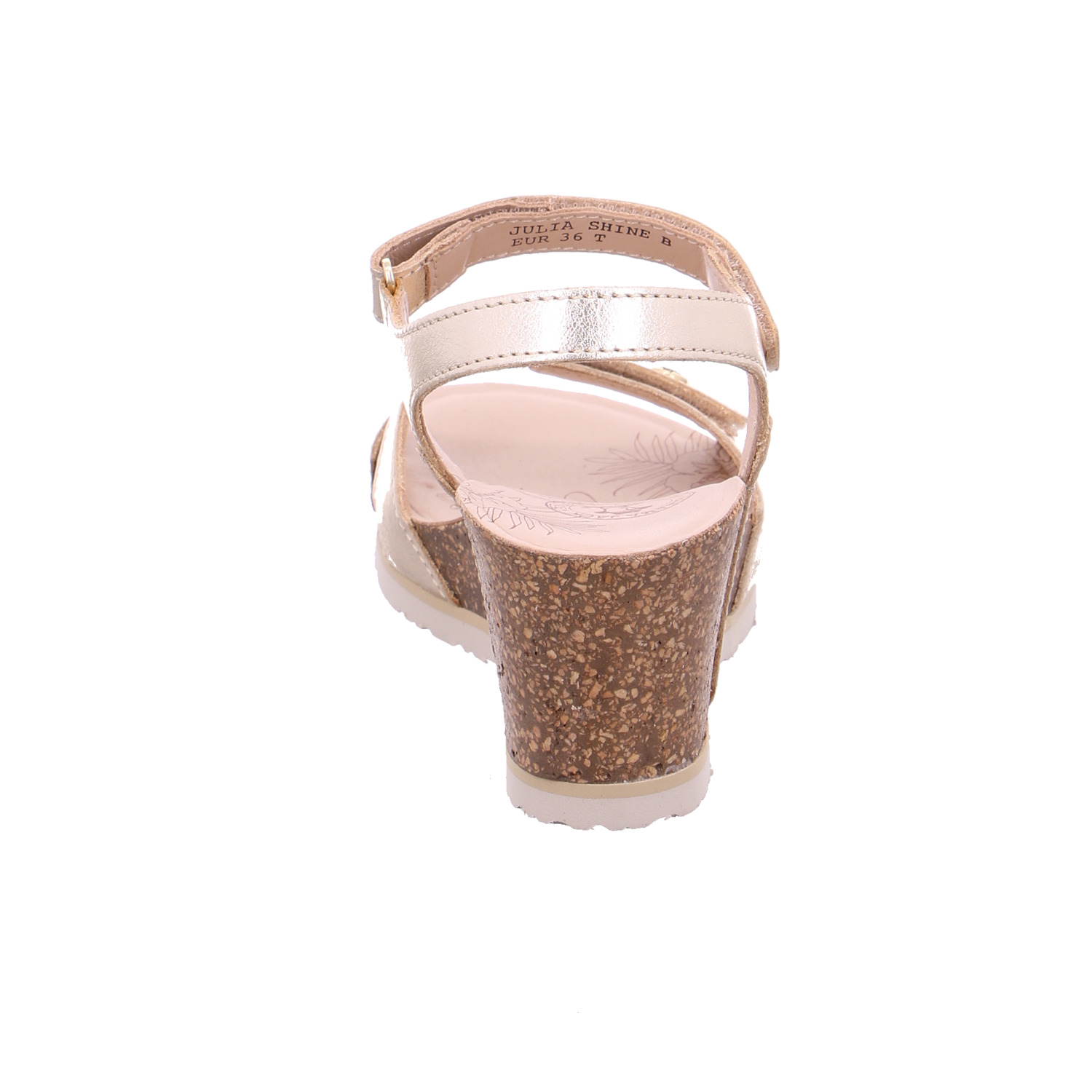 PANAMA JACK Sandalette Gold Leder