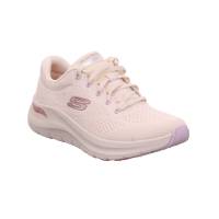 SKECHERS Sneaker Beige Textil mit Wechselfussbett Vegan