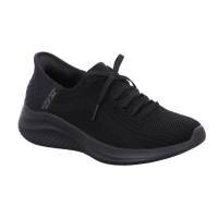 SKECHERS Sneaker Schwarz Textil Vegan