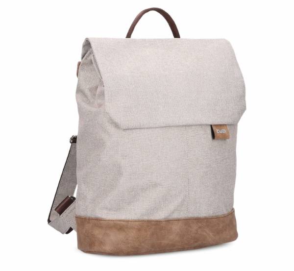 Bild 1 - ZWEI Rucksack Beige Textil Ja